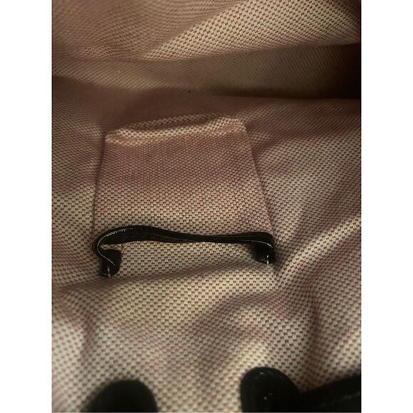 Dooney & Bourke Medium Chiara Patent Leather Drawstring Satchel Bag Black - Picture 12 of 16